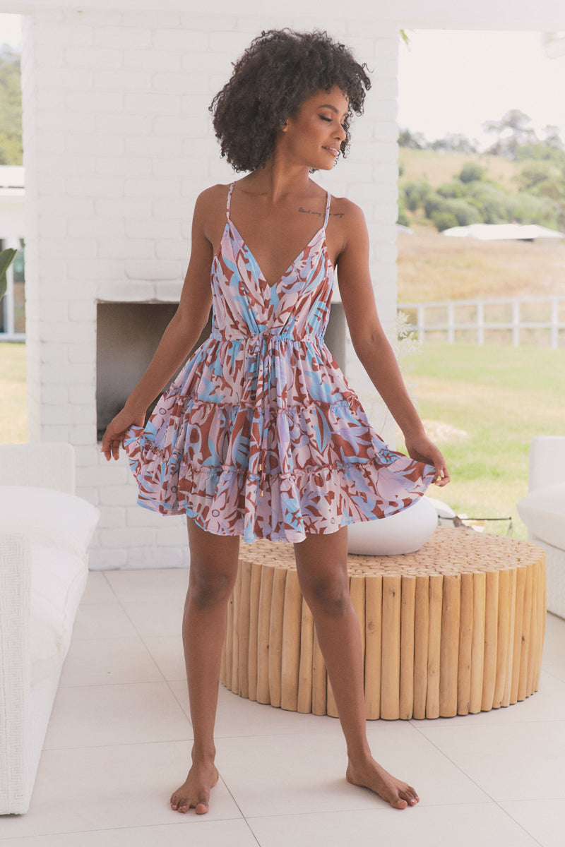 Reef Mini Dress - Neapolitan