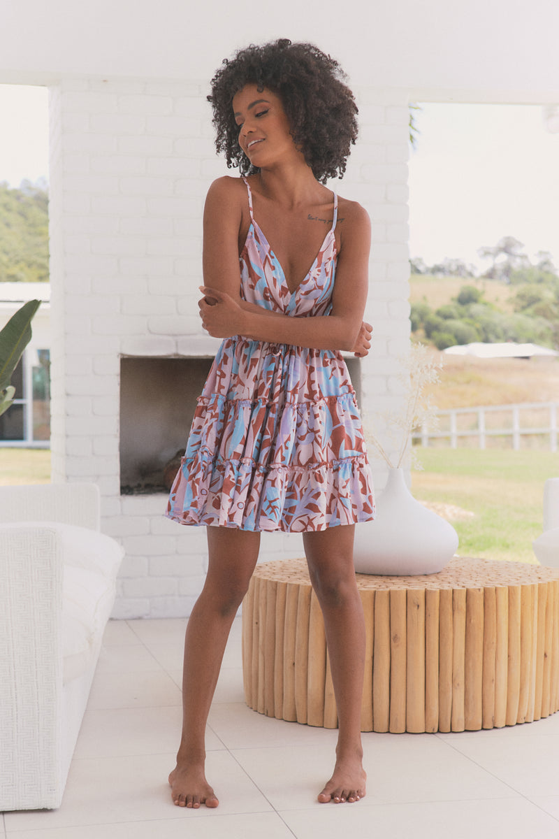 Reef Mini Dress - Neapolitan